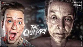 НЕ ЗА ЧТО НЕ ЕДЬ В ЭТОТ ЛАГЕРЬ! ЗДЕСЬ УБИВАЮТ! THE QUARRY НАЧАЛО! #1