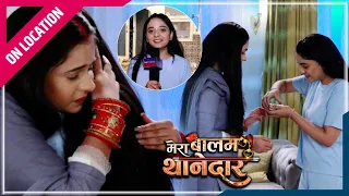 Mera Balam Thanedaar | On Location | Varnika Ne Mangi Bulbul Se Maafi