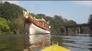 The 'Gloriana' on the Thames at Windsor