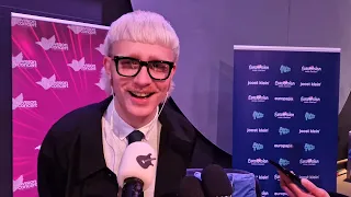 Joost Klein ("Europapa", The Netherlands) interview at Eurovision in Concert 2024