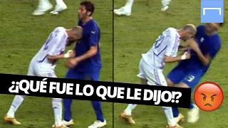 La razón por la que Zidane cabeceó a Materazzi