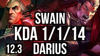 SWAIN vs DARIUS (TOP) | 1/1/14, 1.8M mastery | NA Diamond | 12.3