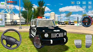 Police Simulator 2022 - Police Mercedes Benz Car Funny Driving Video Game - Android Gameplay
