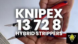 Knipex Hybrid Heavy Duty Strippers- 13 72 8- @KnipexToolsUSA