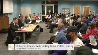 Redistricting Public Hearing 11/18/21