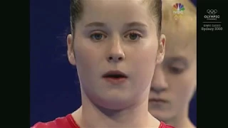 Elise Ray (USA) Fail Vault AA 2000 Olympics