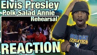 MY FIRST TIME HEARING Elvis Presley - Polk Salad Annie Rehearsal August 1970 REACTION!THIS IS GREAT!