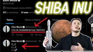 SHIBA INU ЖДЕТ НОВЫЙ ТВИТ МАСКА! ИЛОН МАСК ОТНЫНЕ ЗА ШИБУ! SHIBARIUM ОТПРАВИТ SHIB НА ЛУНУ!