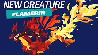 New Creature! Flamerir Growth Stages in Creatures of Sonaria