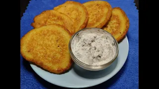 Ліниві картопляники, деруни з сметаною/Lazy potatoes, dumplings with sour cream