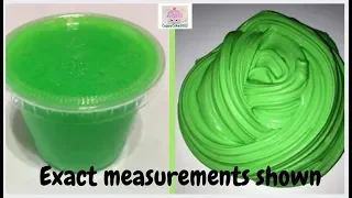 SLIME RECIPE WITH EXACT MEASUREMENTS! || CuppyCake5683