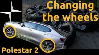 Changing the wheels on the Polestar 2