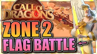 Zone 2 Flag Battles [whale server 32] Call of Dragons