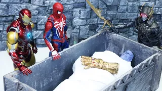 SPIDER MAN and ZOMBIE THANOS: Return of The Undead | Figure Stopmotion