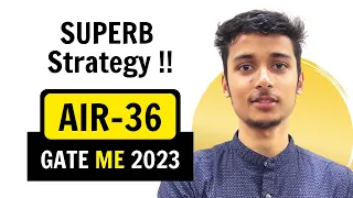 GATE AIR - 36 (ME) Superb strategy & Tips | Ekmishal Raj Pandey | GATE Topper from Exergic