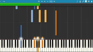 Aphex Twin - Rhubarb on piano (Synthesia)