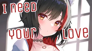 [Nightcore] I Need Your Love - Whoopa Cover - (Lyrics)