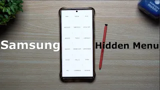 Samsung's Secret Hidden Menu - Now, You're An Expert!