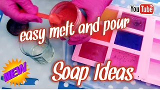 EASY MELT AND POUR SOAP IDEAS | 💡 and tipps for colours and fragrances