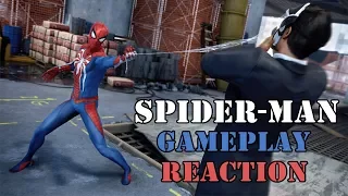 MARVEL'S SPIDER-MAN PS4 E3 2017 GAMEPLAY REACTION