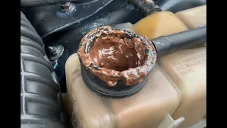 Overheated oil and coolant sludge mess! Dodge Magnum, charger or challenger 3.5 V6