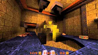Quake - E1M2 Castle of the Damned - 100% All Secrets - 1080p 60fps Uncommented