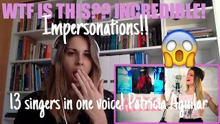 Impersonation 1 girl - 13 voices! (Patricia Aguilar) (Video Reaction)