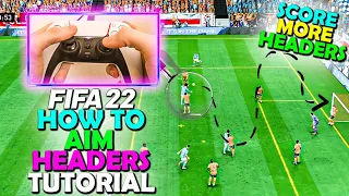 SCORE MORE HEADERS with this TECHNIQUE in FIFA 22 | How to AIM HEADERS | FIFA 22 ATTACKING TUTORIAL