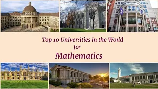 Top 10 Universities in the World for Mathematics ||  Best Universities for Mathematics