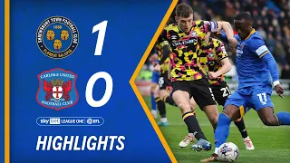 Shrewsbury Town 1-0 Carlisle United | 23/24 highlights