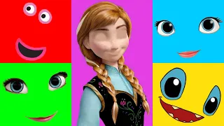 💟💝Wrong Heads Face Frozen 2 Anna Puzzle Disney Game #13