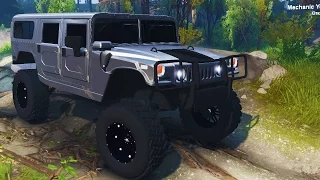 HAMMER 6x6 против HUMMER 4x4 - Spintires