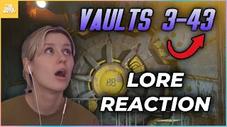 NOOB REACTS | Fallout Lore : VAULTS!