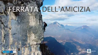 Ferrata dell'Amicizia, Cima SAT - Riva del Garda (1 Febbraio 2020)