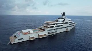 4K  M/Y Solaris in Monaco, Roman Abramovich's newest $610mil megayacht...