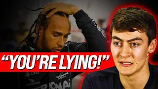 George Russell is FURIOUS at Lewis Hamilton!