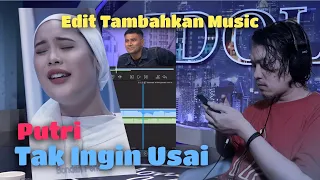 Putri Nyanyikan Lagu Kisah Dirinya - Tak Ingin Usai (Keisya) | Audition 1 | Indonesian Idol 2023