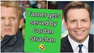 DAVID TANNER GETS SERVED BY GORDON STRACHAN 🤣 AFTER CELTIC VICTORY OVER AC MILAN 2007 DIDA 🤬