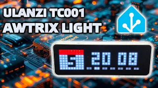 Ulanzi TC001, installation of Awtrix Light, integration into Home Assistant, notification display