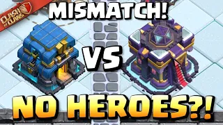 TH12 vs TH15 with NO HEROES in CWL to deal with MISMATCH! Clash of Clans
