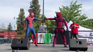 Deadpool & Spider-Man Dancing Up A Storm (Presented by Costume Replica Cave & IG: auxiliary_dance)