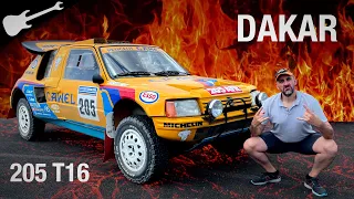 J'ESSAIE la 205 T16 DAKAR 🤯 (ça secoue !)