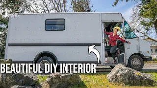 Solo Vanlife Tour | Unique DIY stepvan build.