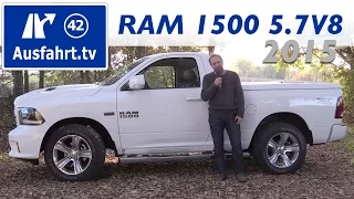 2015 RAM 1500 Regular 5.7L V8 - Fahrbericht der Probefahrt, Test, Review (German)