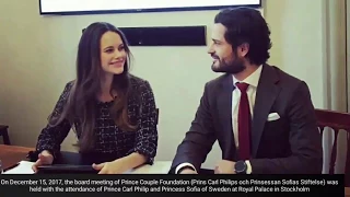 Princess Sofia and Prince Carl Philip attended board meeting