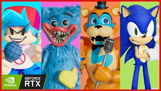 SONIC & HUGGY & FREDDY & BOYFRIEND - Fnaf Poppy Playtime Animation Compilation #5