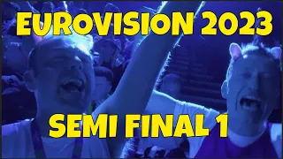 EUROVISION 2023 SEMI FINAL 1 RESULTS REACTION FROM AUDIENCE