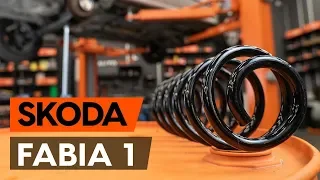 Как заменить пружины задней подвески SKODA FABIA 1 (6Y5) [ВИДЕОУРОК AUTODOC]