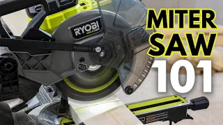 How to Use a Miter Saw | RYOBI Tools 101