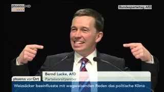 AfD-Parteitag: Reden von Frauke Petry und Bernd Lucke am 31.01.2015